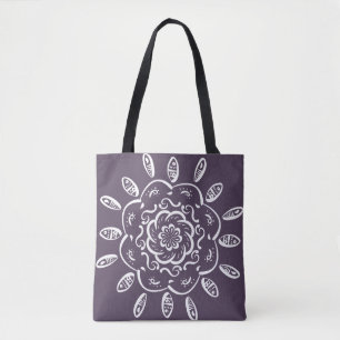 Tote Bag Plum Mandala