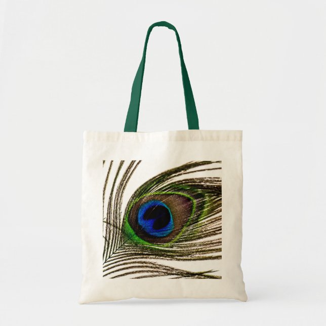 Tote Bag Plume de paon (Devant)