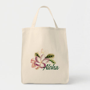 Tote Bag Plumeria vintage Aloha