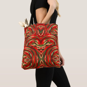Tote Bag Plumes de flamant rose vibrant