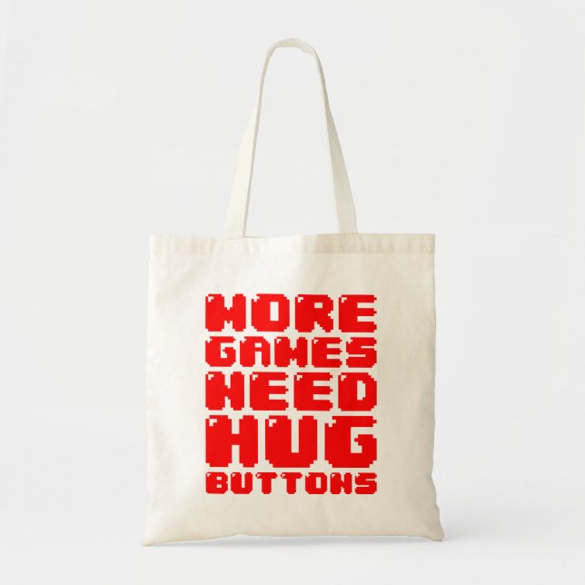 TOTE BAG PLUS DE JEUX ONT BESOIN DE BOUTONS DE MAÏS (Devant)