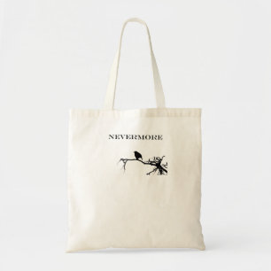 Tote Bag Plus de poème Raven Edgar Allan Poe Design