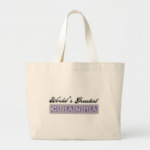 Tote Bag Plus grand Granma du monde