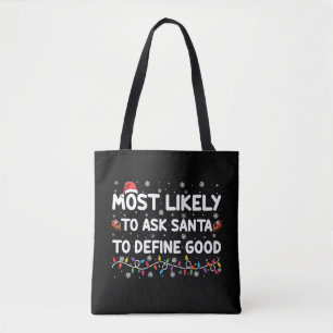 Tote Bag Plus susceptible de demander au Père Noël de défin