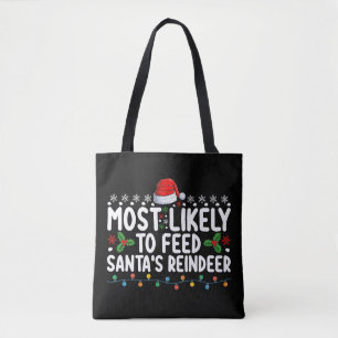 Tote Bag Plus susceptible de nourrir les rennes du Père Noë