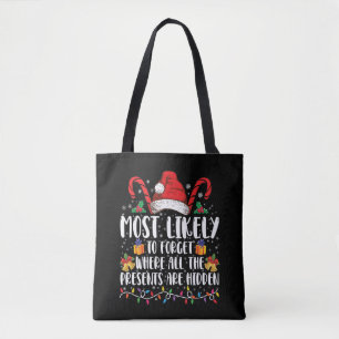 Tote Bag Plus susceptible d'oublier où sont tous les cadeau