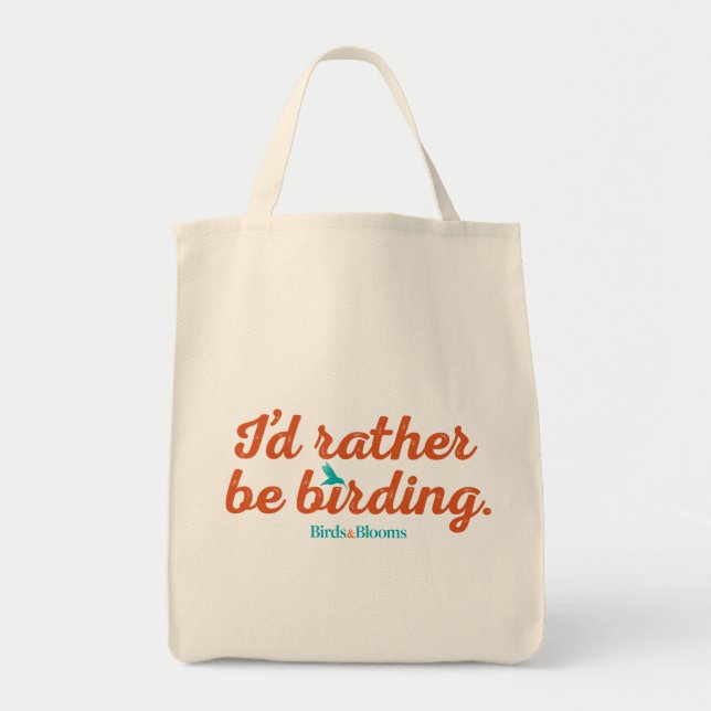 Tote Bag Plutôt être Birding (Devant)