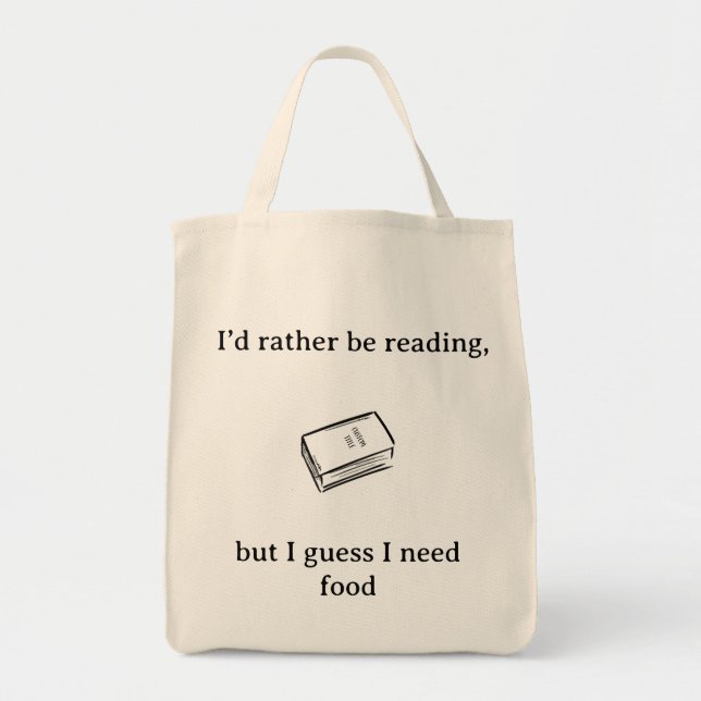 Tote Bag Plutôt lire (Devant)