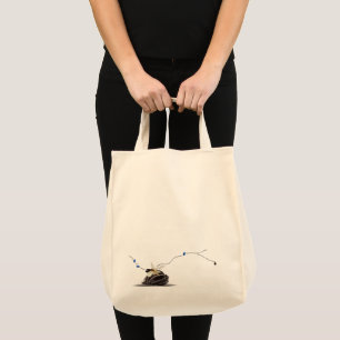 Tote Bag Poème de coquillages côtiers moderne et élégant