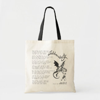 Tote Bag Poème de Jabberwocky