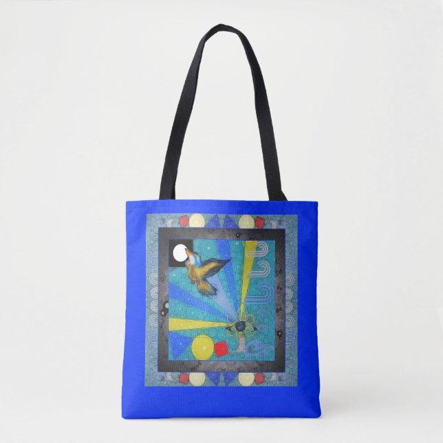 Tote Bag Poème de Kingfisher (Devant)
