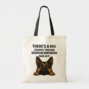 Tote Bag Poils de Berger Allemand Partout Humour de Proprié