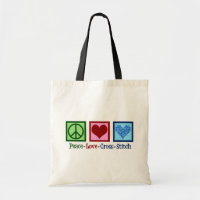 Point de croix Peace Love