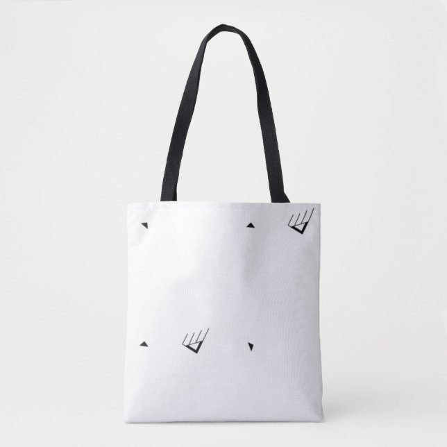Tote Bag Point, Gris pâle (Devant)