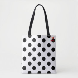 Tote Bag Point Polka extra-grand - Fourre-tout