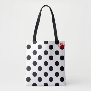 Tote Bag Point Polka extra-grand - Fourre-tout
