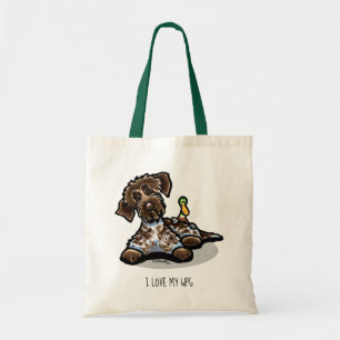 Tote Bag Pointeur à poils durs Griffon personnalisé