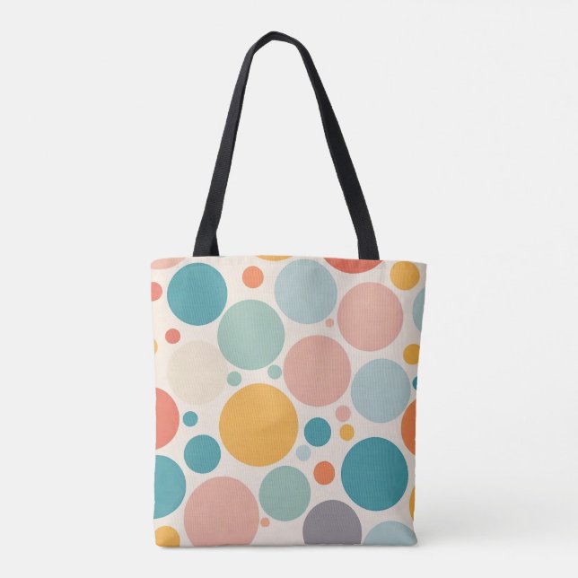 Tote Bag Pois coloré (Dos)
