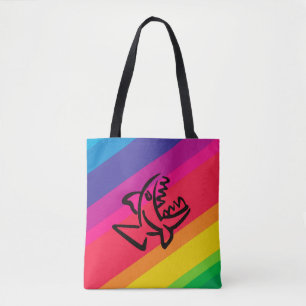 Tote Bag Poisson arc-en-ciel