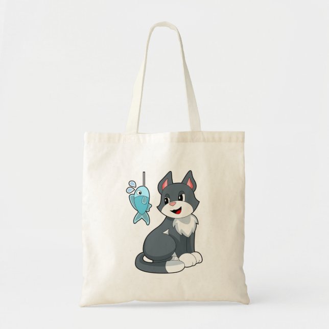 Tote Bag Poisson de chat (Devant)