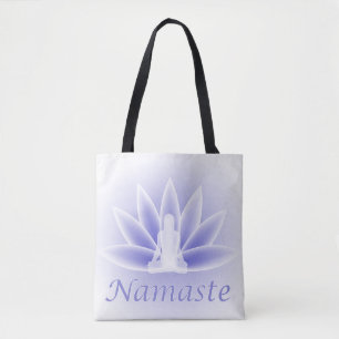 Tote Bag Poisson de fleurs Lotus Namaste Fourre-tout