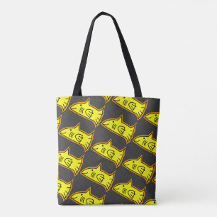 Tote Bag Poisson jaune