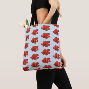 Tote Bag Poisson Océan Poisson Clowfish Print