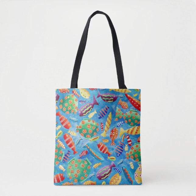 Tote Bag Poisson tropical (Devant)