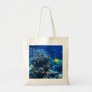 Tote Bag Poisson Tropical Jaune