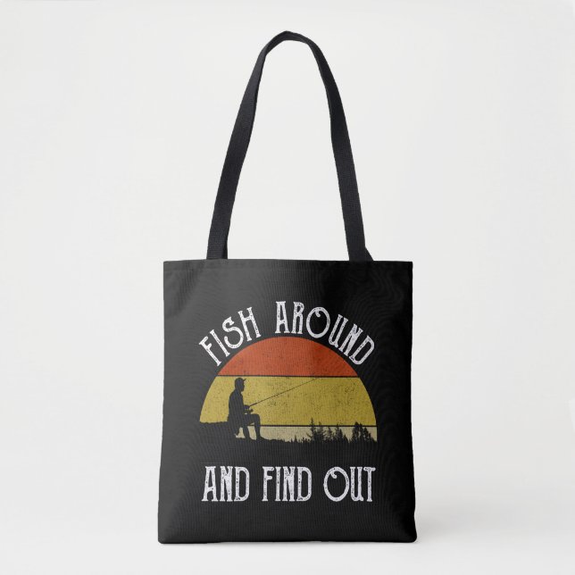 Tote Bag Poissons Autour Et Découvrez (Devant)