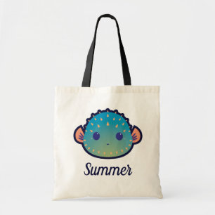 Tote Bag Poissons mignons de décolleur de visage de
