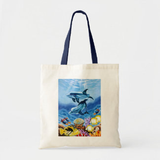 Tote Bag Poissons tropicaux de dauphins