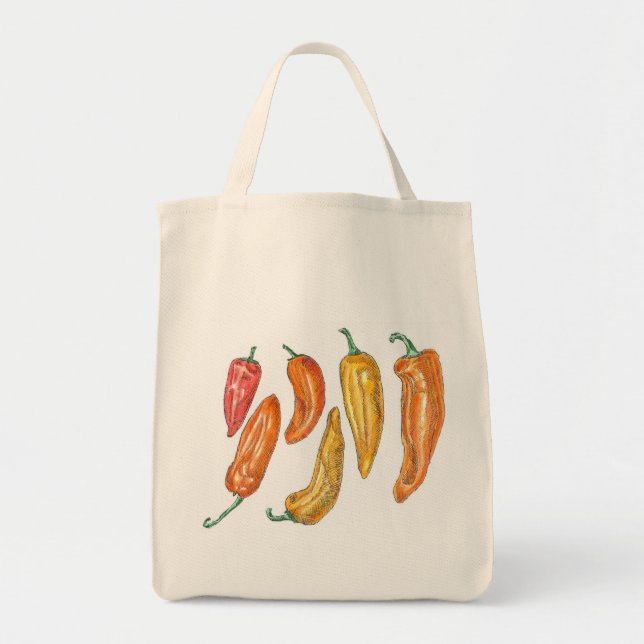 Tote Bag Poivrons doux (Devant)