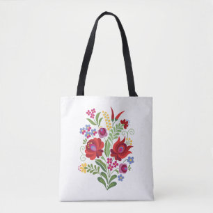 Tote Bag Poivrons Rouges Hongrois Conception Folk