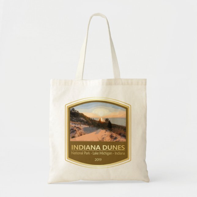 Tote Bag Pôle Nord des dunes de l'Indiana (PF1) (Devant)