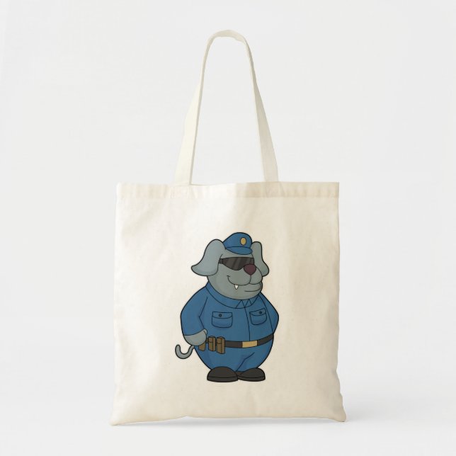 Tote Bag Police à chiens (Devant)