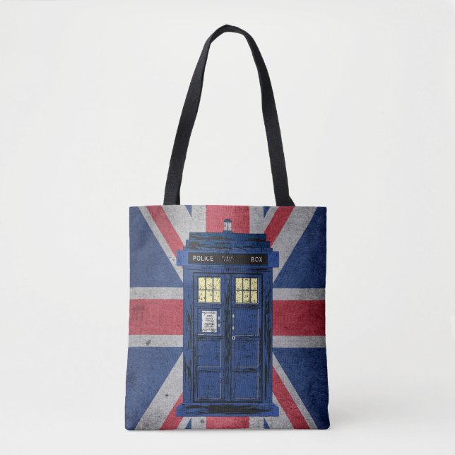 Tote Bag Police bleue Boîte d'appel publique - Royaume-Uni  (Devant)