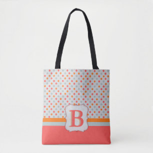 Tote Bag Polka de dames pointillée, golf parafé