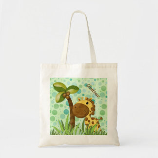 Tote Bag Polka Dot Giraffe