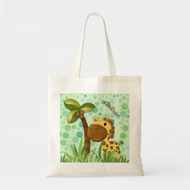 Tote Bag Polka Dot Giraffe (Devant)