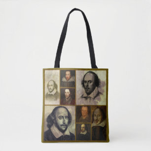 Tote Bag Polyester Fourre-tout de William Shakespeare