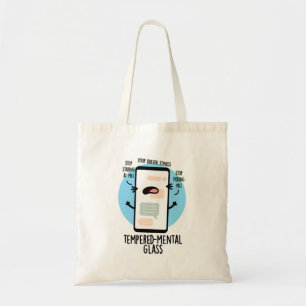 Tote Bag Pomme de téléphone portable amusante en verre trem