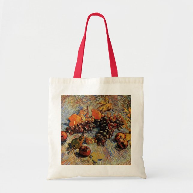 Tote Bag Pommes, poires, citrons, raisins de Vincent van Go (Devant)