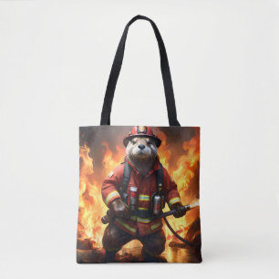 Tote Bag Pompier Otter,