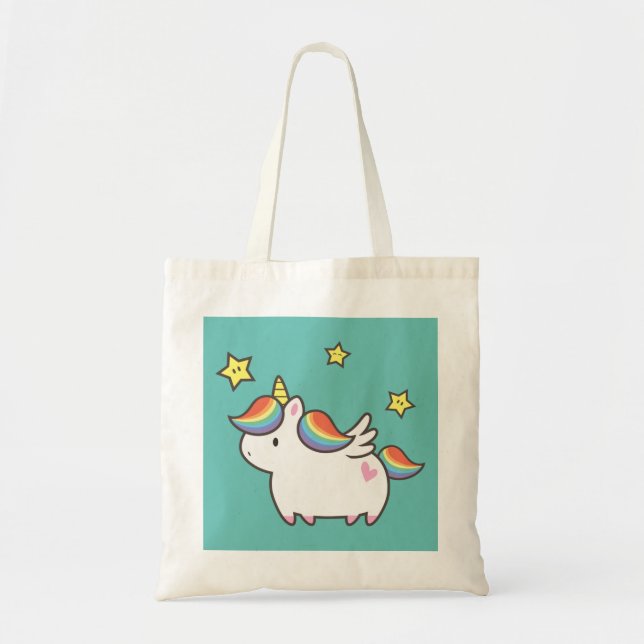 Tote Bag Poney de licorne (Devant)
