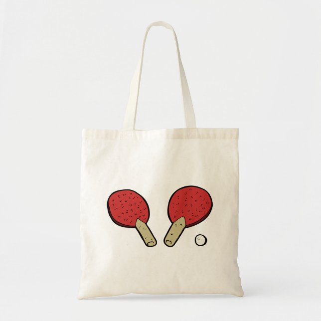 Tote Bag Pong De Tennis De Table (Devant)