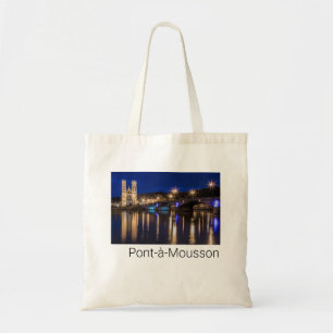 Tote Bag Pont a Mousson Panorama avec Moselle Souvenir