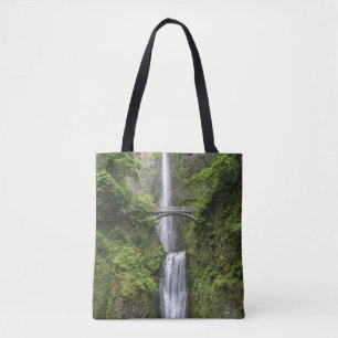 Tote Bag Pont au-dessus de paysage de cascade