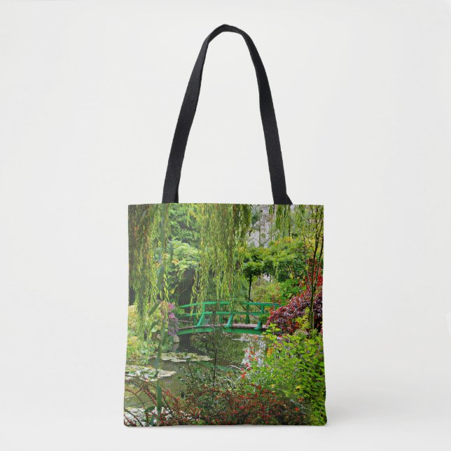 Tote Bag Pont de Monet, Jardin de Monet, Vert, Giverny (Devant)