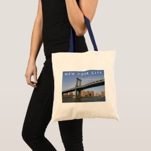 Tote Bag Pont Manhattan, East River   New York City